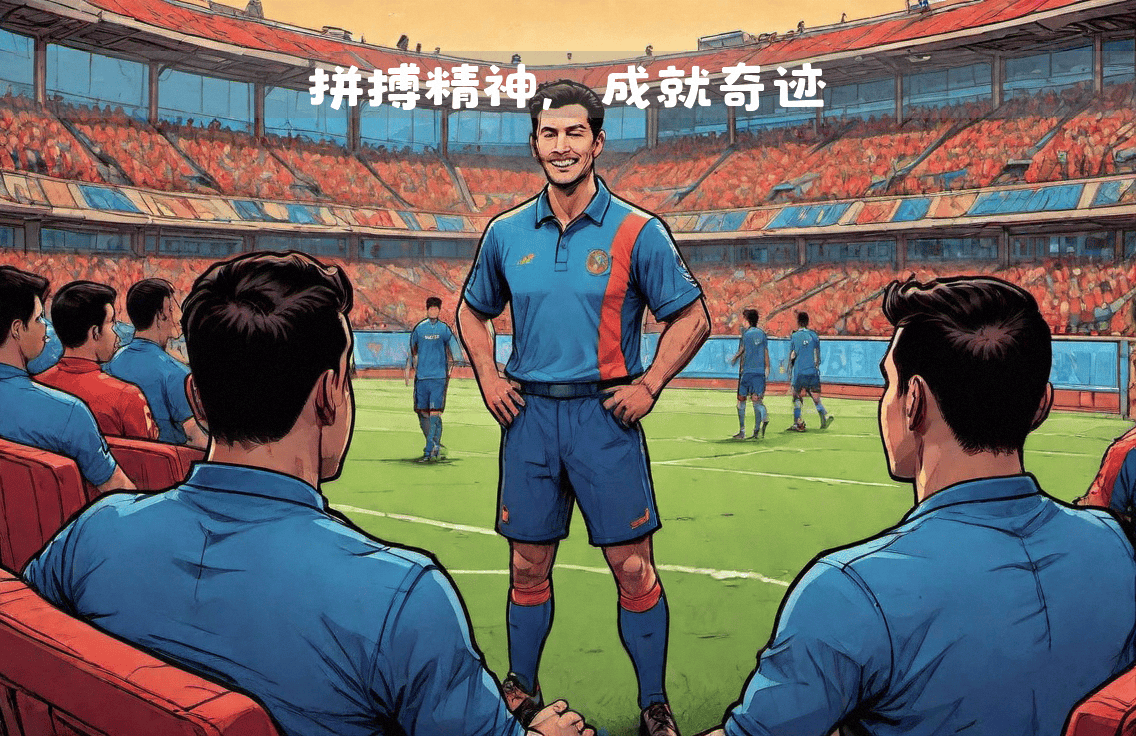纷纷扰扰足球赛场，球员奋力拼搏