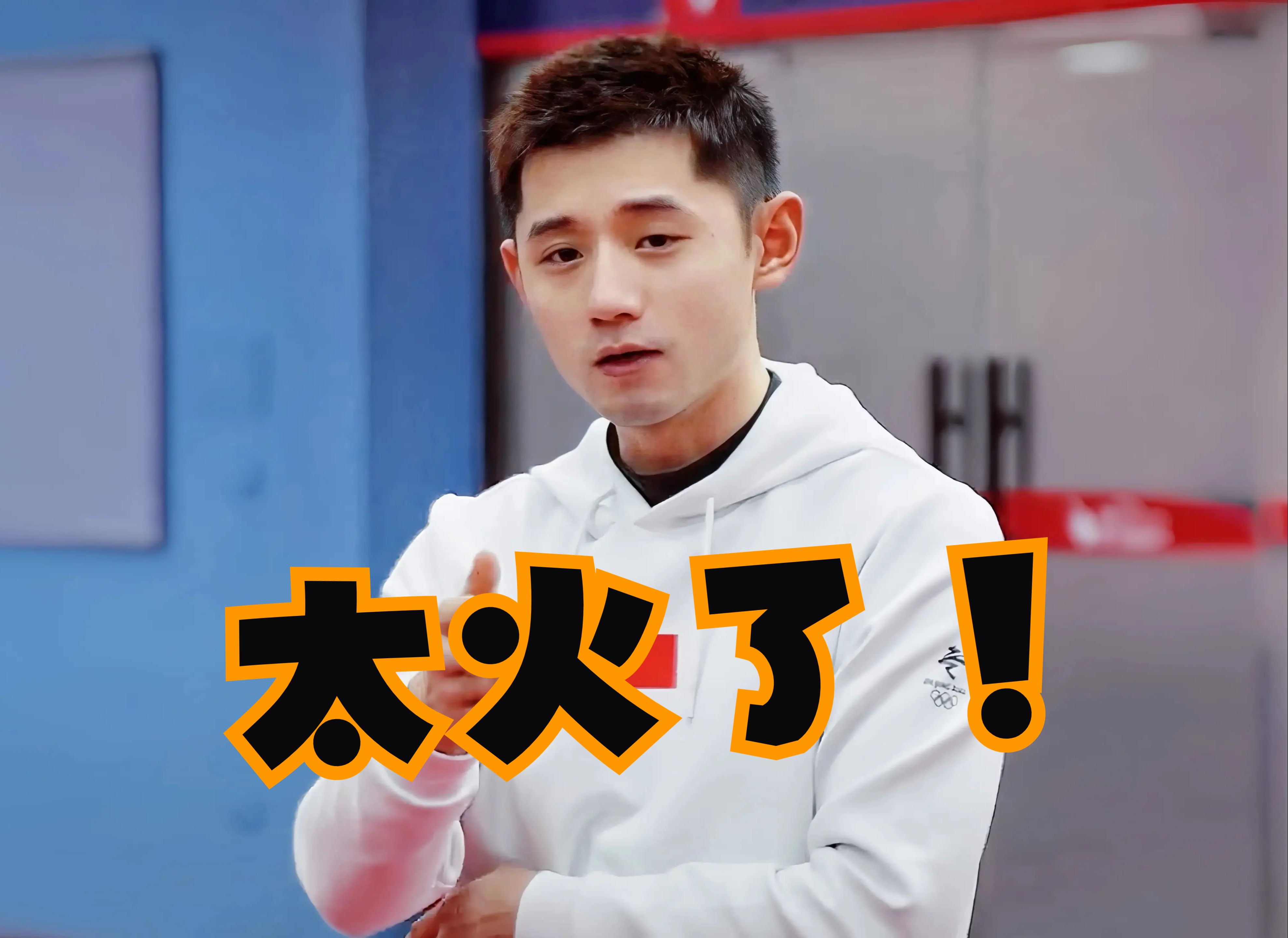 包含中国乒乓球队爆冷法国乒乓球队，张继科统治全场的词条