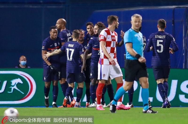 关于克罗地亚爆冷日本，格列兹曼送出助攻的信息